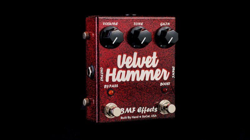 Image 0 of BMF Effects Velvet Hammer Overdrive Guitar Pedal