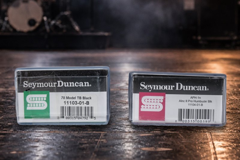 Image 2 of Seymour Duncan 78 Model Bridge Trembucker & APH-1n Alnico II Pro Neck - Black