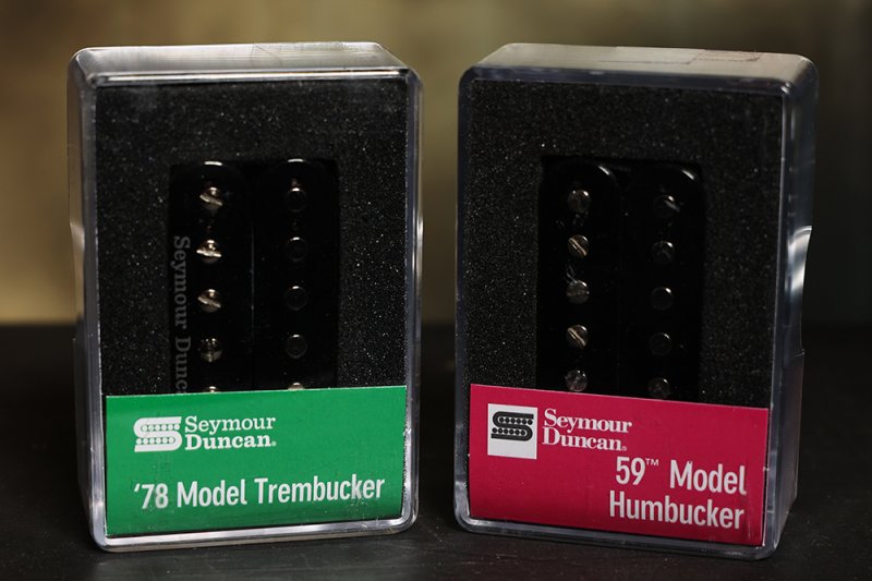 Image 0 of Seymour Duncan 78 Model Bridge Trembucker & SH-1N 59 Neck 4 Conductor - Black