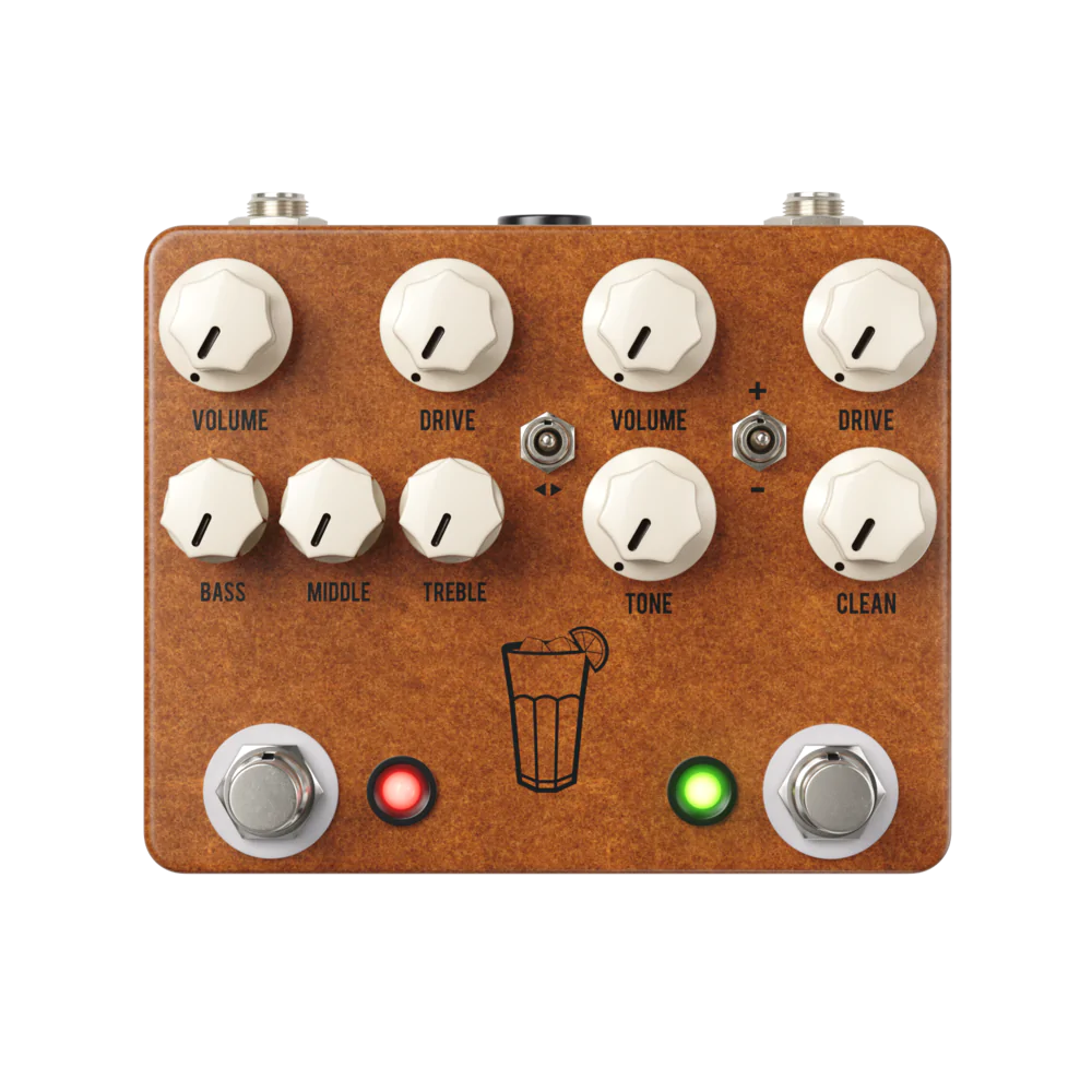 Image 0 of JHS Sweet Tea V3 Dual Overdrive Pedal - Moonshine / Angry Charlie 2-in-1 Effect 