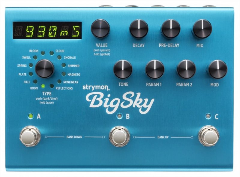 Image 0 of STRYMON Big Sky Reverb Pedal - BigSky Multidimensional Reverberator