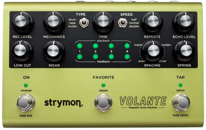 Image 0 of Strymon Volante Magnetic Tape Delay Echo Machine Green