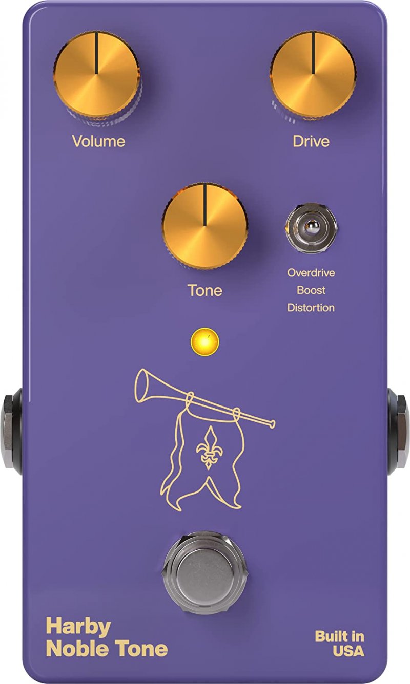 Image 0 of Harby Pedals Noble Tone Overdrive Distortion Boost Pedal NOBLETONE
