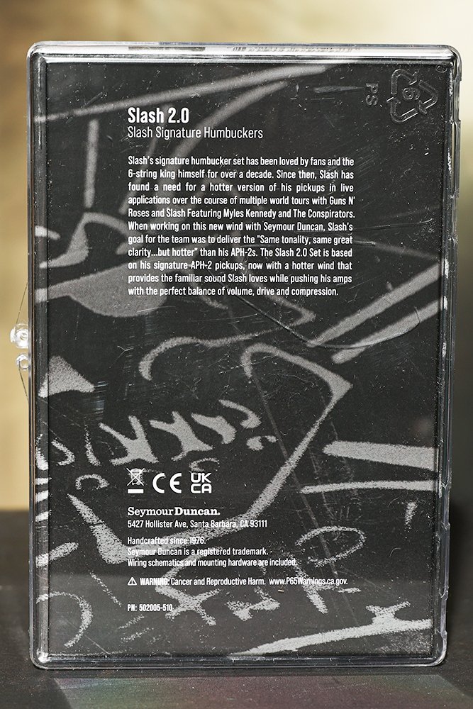 Image 1 of Seymour Duncan Slash 2.0 - Zebra / Reverse Zebra Pickup Set