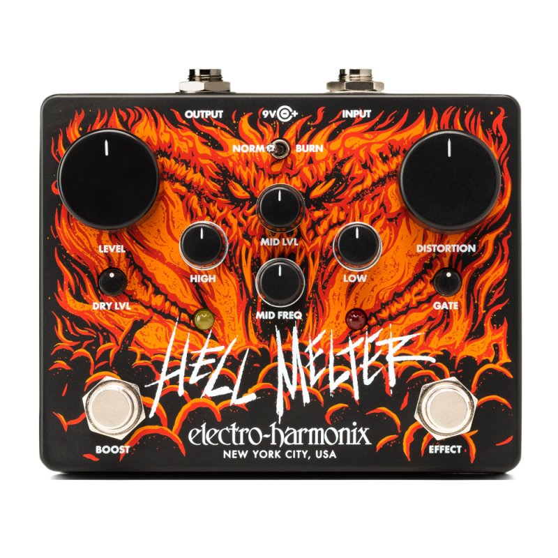Image 0 of Electro-Harmonix Hell Melter Advanced Metal Distortion Hellmelter