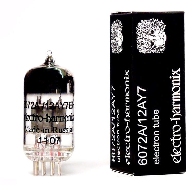 Image 0 of Electro-Harmonix 12AY7 Preamp Vacuum Tube 6072A EH / 6072