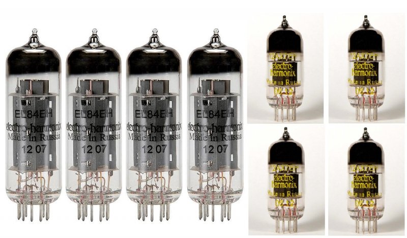 Image 0 of EHX Electro-Harmonix Tube Kit Set Tube Kit Set  for Carvin V3M Amp