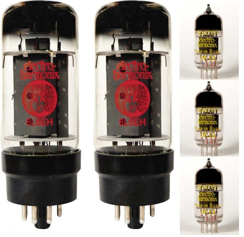 Image 0 of EHX Electro-Harmonix Tube Kit Set Tube Kit Set  for Carvin X 60B 60 watt Amp