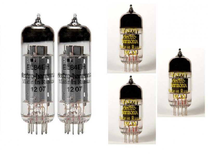 Image 0 of EHX Electro-Harmonix Tube Kit Set Tube Kit Set  for Peavey ValveKing Combo 20 Am