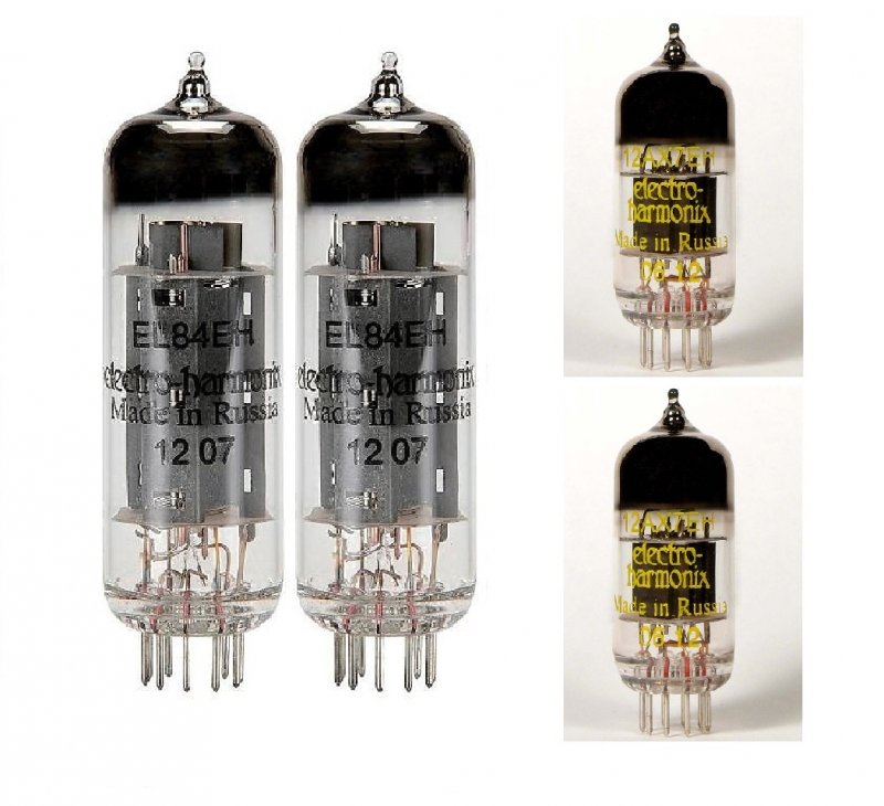 Image 0 of EHX Electro-Harmonix Tube Kit Set Tube Kit Set  for Vox AC15CC1 & AC15CC1X Amp