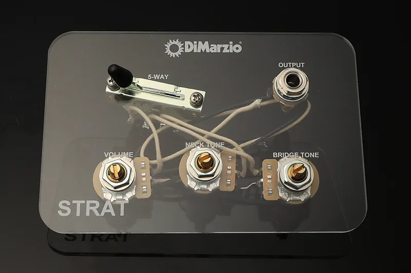DiMarzio Strat Wiring Harness With 5-Way Switch & 250K Pots - GW2108A5