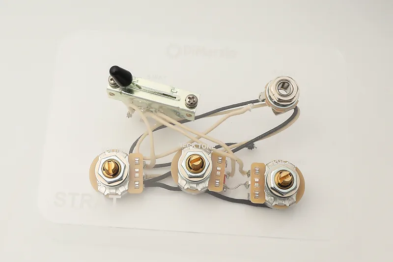Image 3 of DiMarzio Strat Wiring Harness With 5-Way Switch & 250K Pots - GW2108A5