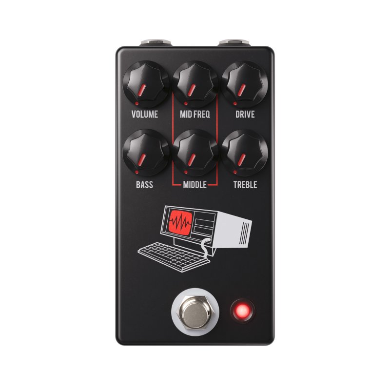 Image 0 of JHS Hard Drive Modern Distortion Pedal - BLACK