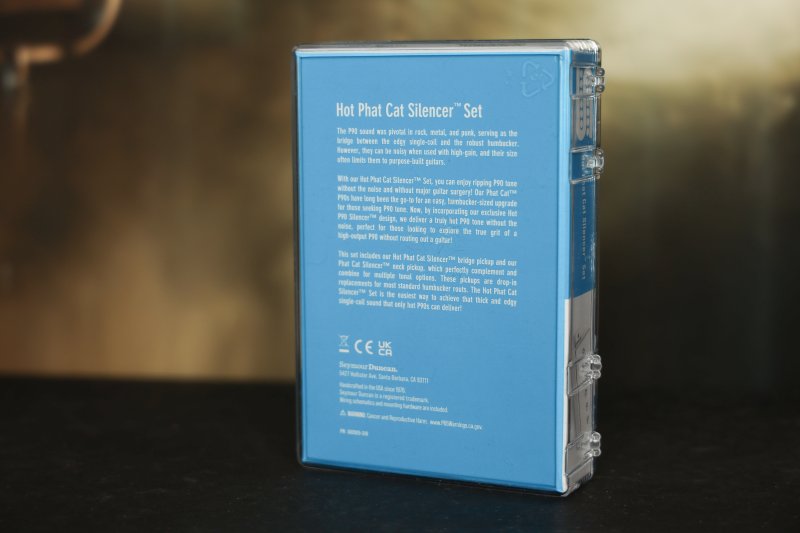 Image 1 of Seymour Duncan Hot Phat Cat Silencer Pickup Set - Gold Cover