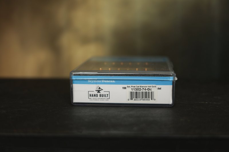 Image 2 of Seymour Duncan Hot Phat Cat Silencer Pickup Set - Gold Cover