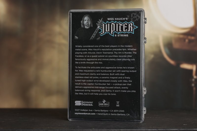 Image 1 of Seymour Duncan Wes Hauch Jupiter Signature Rails - Humbucker Pickup Set