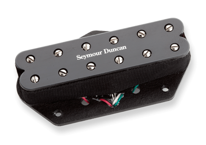 Image 3 of Seymour Duncan Pearly Gates Bridge Tele Humbucker Pickup - Black with Logo