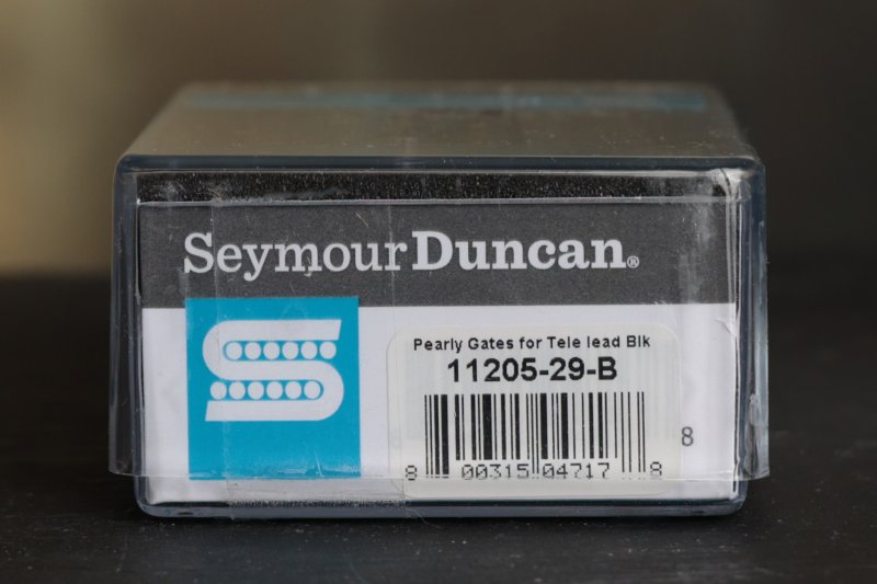 Image 2 of Seymour Duncan Pearly Gates Bridge Tele Humbucker Pickup - Black with Logo