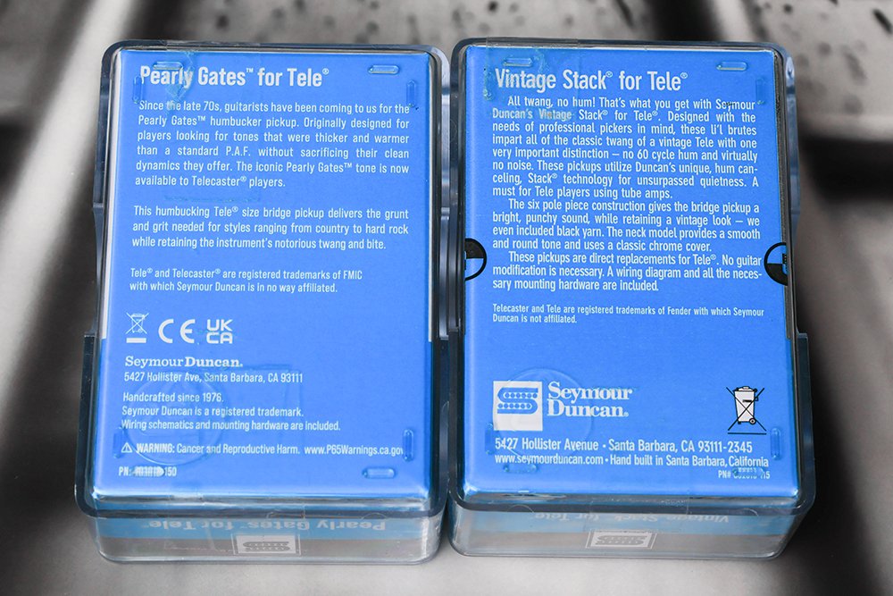 Image 1 of Seymour Duncan Pearly Gates Tele Bridge / STK-T1N Vintage Stack Tele Neck