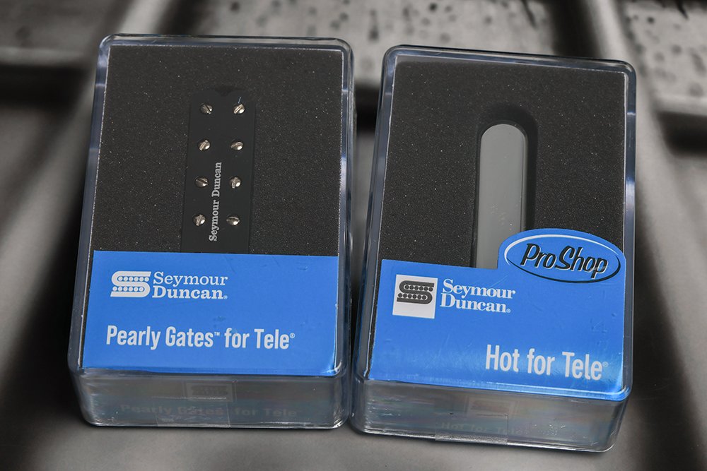 Image 0 of Seymour Duncan Pearly Gates Tele Bridge / STR-2 Hot Rhythm Tele Neck Pickup Set