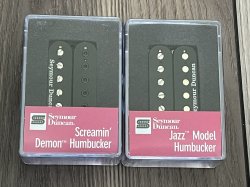 Seymour Duncan SH-12 Screamin' Demon / SH-2N Jazz Neck Black Pickup Set