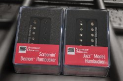 Seymour Duncan SH-12 Screamin' Demon / SH-2N Jazz Neck Black Pickup Set