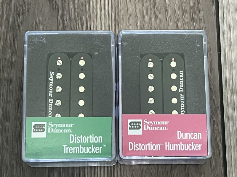 Image 0 of Seymour Duncan TB-6 Trembucker / SH-6N Duncan Distortion Black Pickup Set