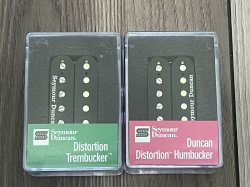 Seymour Duncan TB-6 Trembucker / SH-6N Duncan Distortion Black Pickup Set