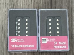 Seymour Duncan 78 Model Bridge / SH-1N 59 Model Neck 4 Conductor Pickups BLACK