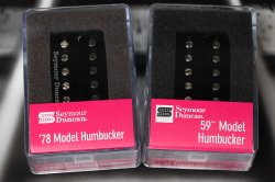 Seymour Duncan 78 Model Bridge / SH-1N 59 Model Neck 4 Conductor Pickups BLACK