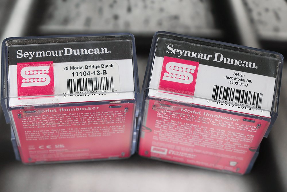 Image 2 of Seymour Duncan 78 Model Bridge / SH-2N Jazz Pickup Set BLACK