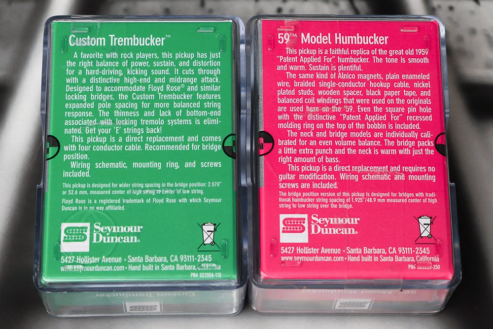 Image 1 of Seymour Duncan TB-5 Duncan Custom Trembucker / SH-1N 59 Model Neck Pickup Set