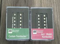 Seymour Duncan TB-5 Duncan Custom Trembucker / SH-2N Jazz Pickup Set BLACK