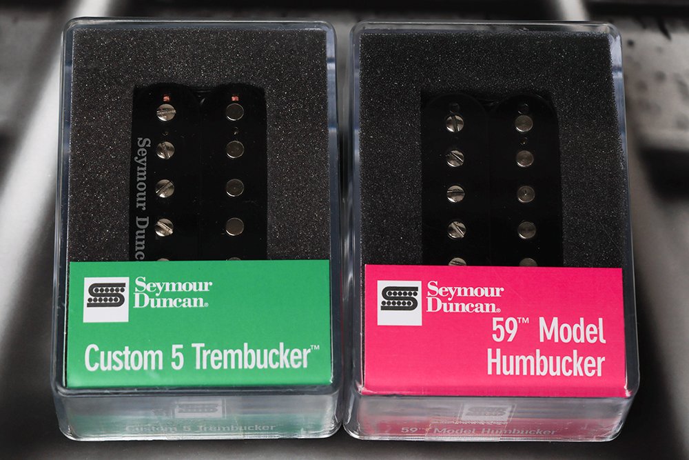 Image 0 of Seymour Duncan TB-14 Custom 5 Trembucker / SH-1N 59 Model Neck Pickup Set