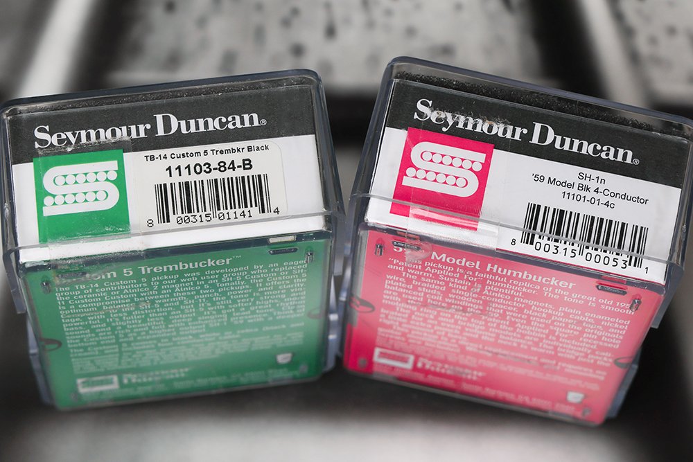 Image 2 of Seymour Duncan TB-14 Custom 5 Trembucker / SH-1N 59 Model Neck Pickup Set