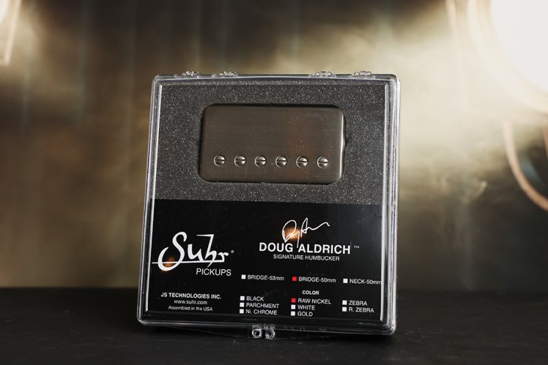 Image 0 of SUHR Doug Aldrich Hot Humbucker Bridge Lead 50mm Humbucker Pickup RAW NICKEL