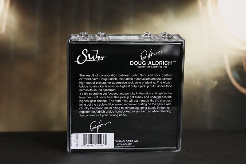 Image 1 of SUHR Doug Aldrich Hot Humbucker Bridge Lead 50mm Humbucker Pickup RAW NICKEL