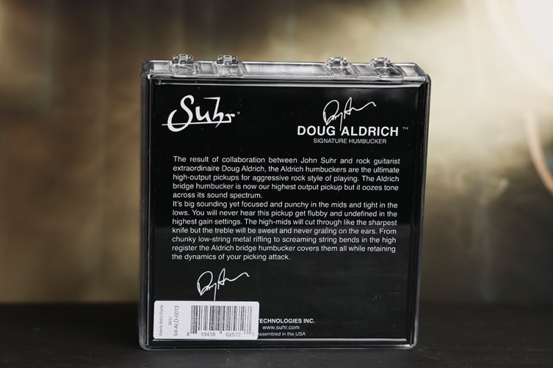 Image 1 of SUHR Doug Aldrich Hot Humbucker Bridge Lead 53mm Humbucker Pickup RAW NICKEL