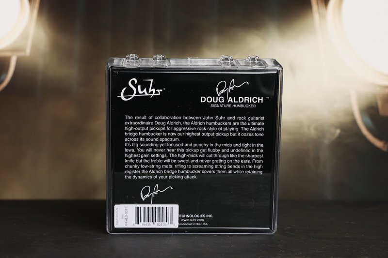 Image 1 of SUHR Doug Aldrich Hot Humbucker Bridge Lead 53mm Humbucker Pickup NICKEL CHROME