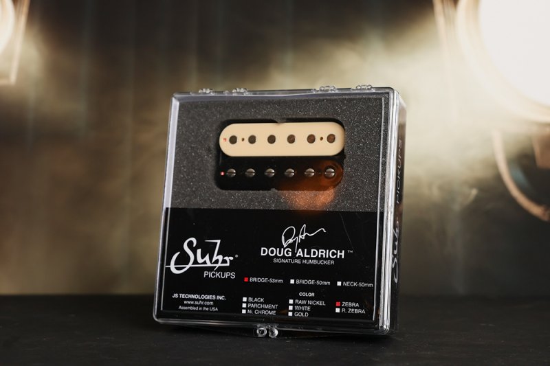 Image 0 of SUHR Doug Aldrich Hot Humbucker Bridge Lead 53mm Humbucker Pickup ZEBRA