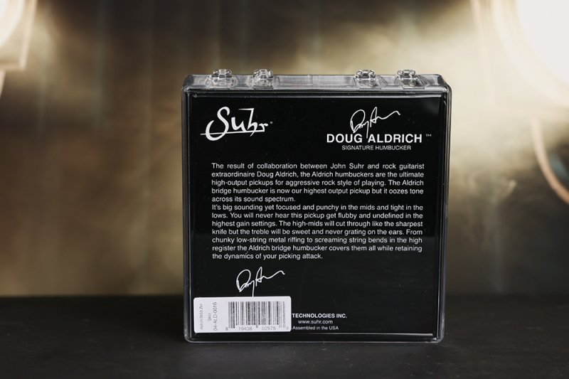 Image 1 of SUHR Doug Aldrich Hot Humbucker Bridge Lead 53mm Humbucker Pickup ZEBRA