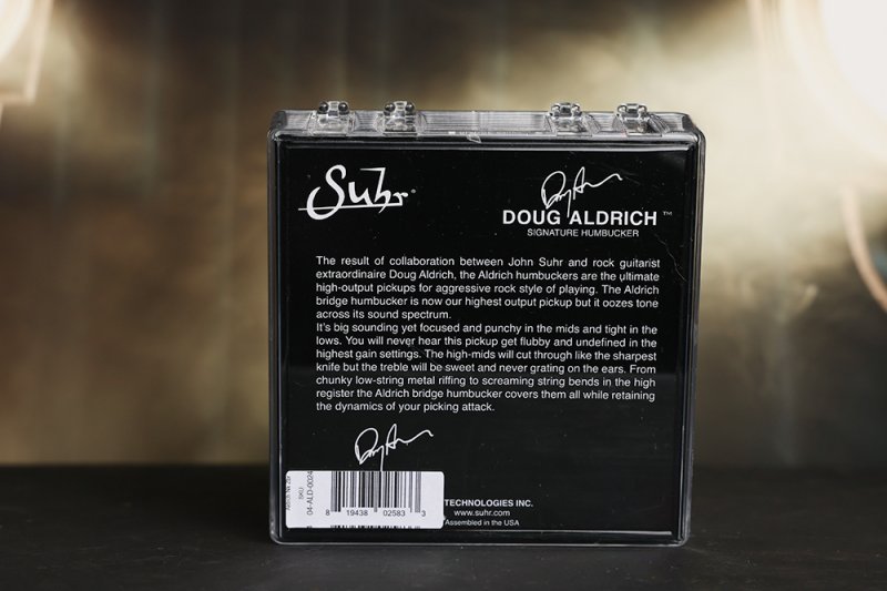 Image 1 of SUHR Doug Aldrich Hot Humbucker Neck 50mm Humbucker Pickup ZEBRA