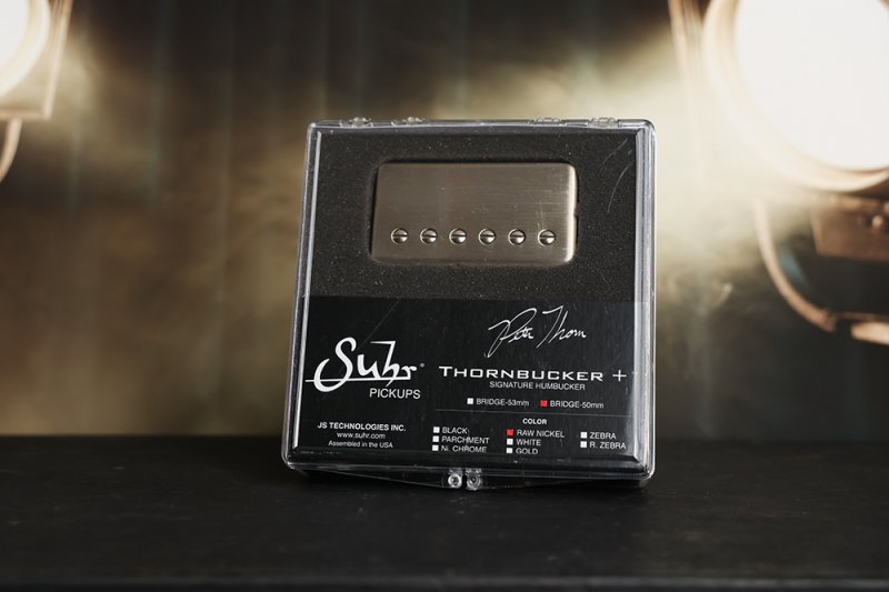 Image 0 of SUHR Thornbucker Plus Bridge Lead 50mm Humbucker Pickup RAW NICKEL Pete Thorn