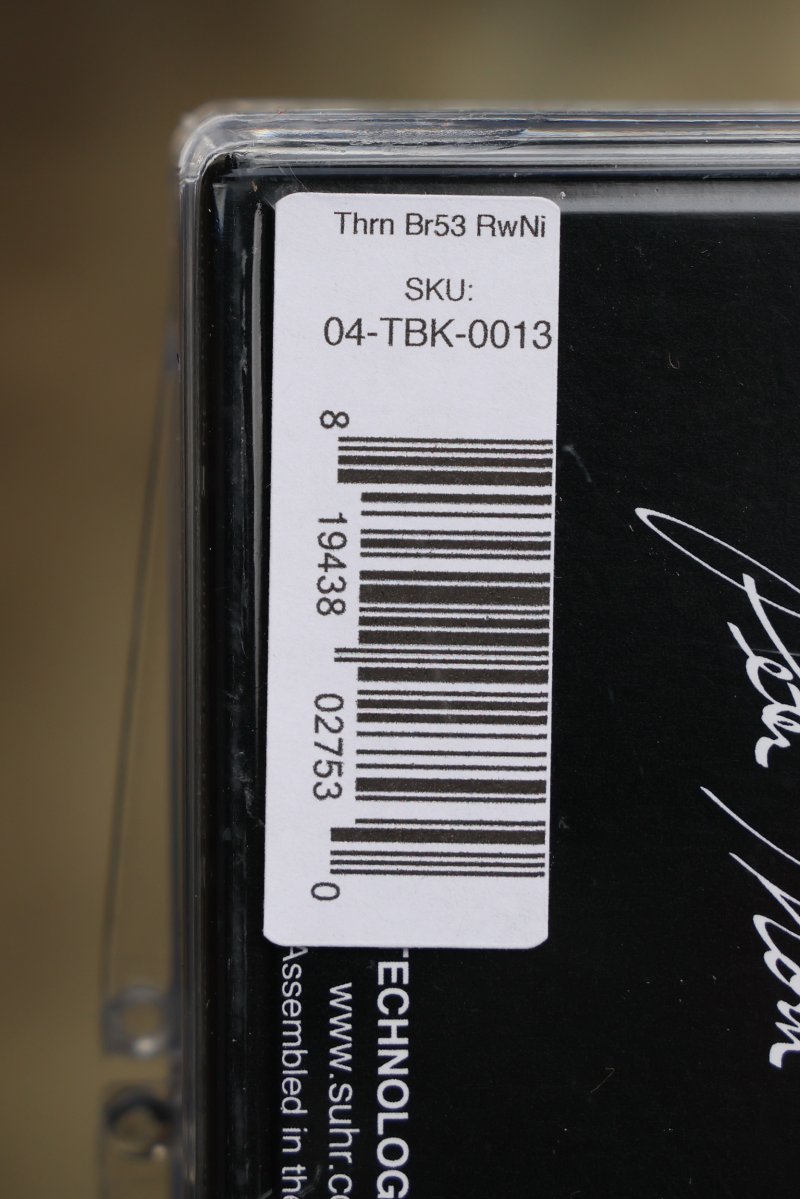 Image 2 of SUHR Thornbucker Bridge Lead 53mm Humbucker Pickup RAW NICKEL Pete Thorn