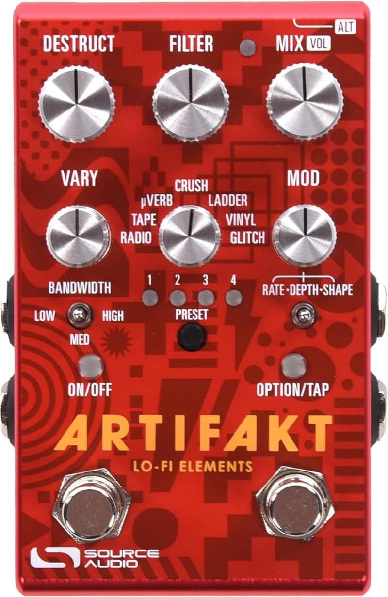 Image 0 of Source Audio Artifakt Lo-fi Elements Pedal