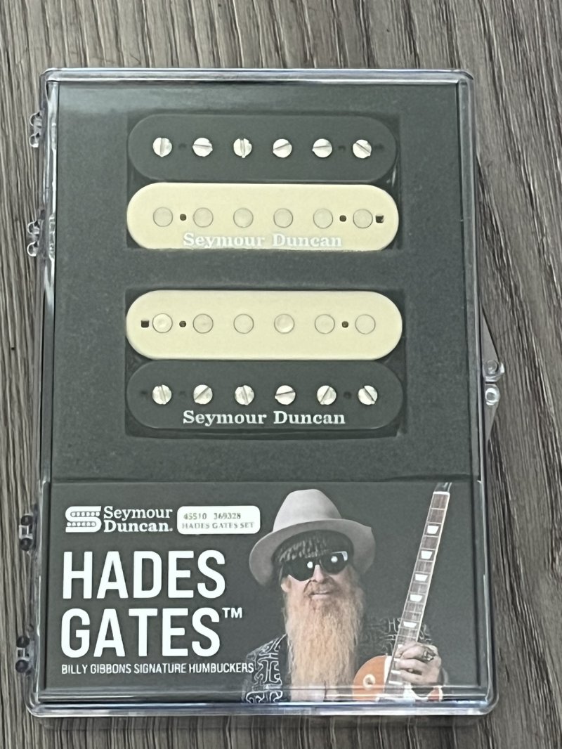 Image 0 of Seymour Duncan Hades Gates Pickup Set - Reverse Zebra