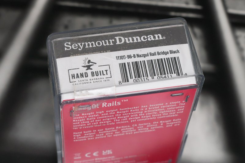 Image 2 of Seymour duncan Nazgul Rail - Black Humbucker Pickup