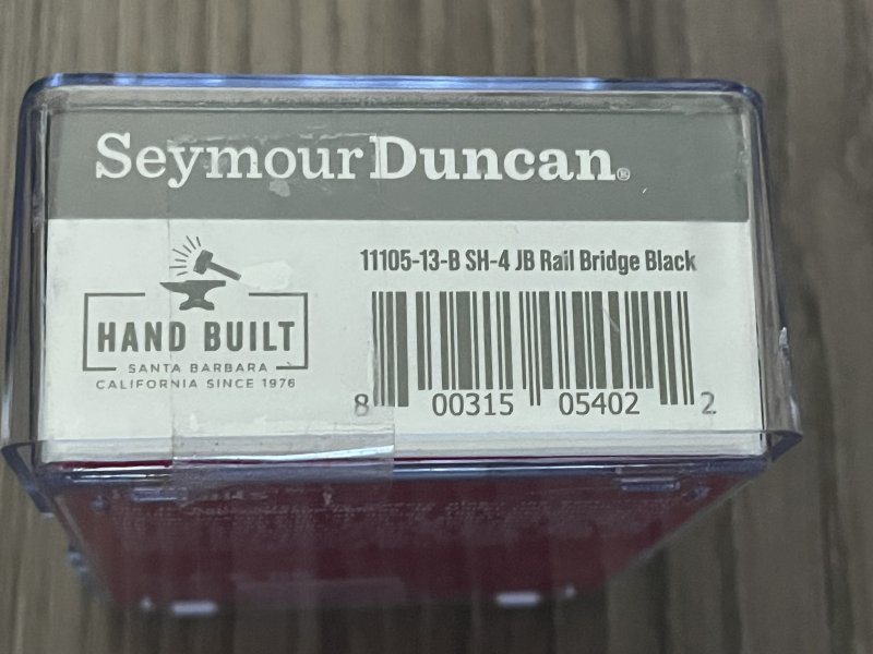 Image 2 of Seymour Duncan SH-4 JB Rail - Black Humbucker Pickup