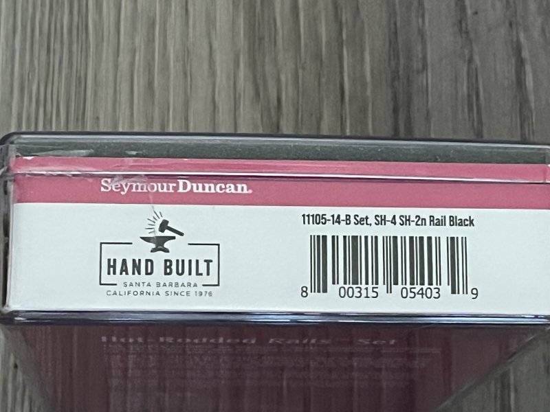 Image 2 of Seymour Duncan Hot Rodded Humbucker RAILS Pickup Set SH-4 / SH-2 JB & Jazz