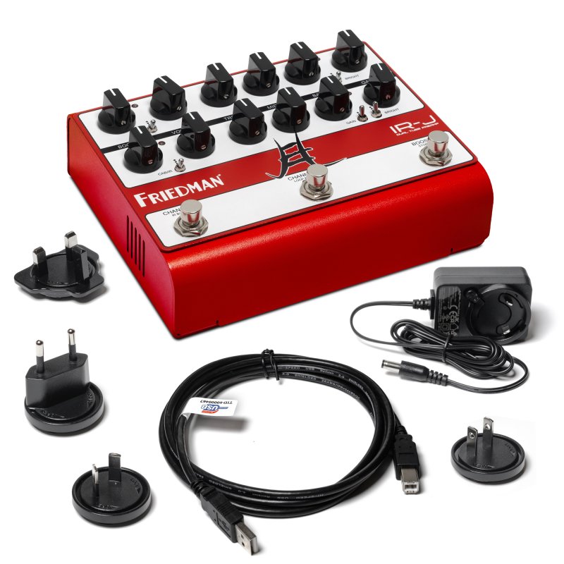 Image 1 of FRIEDMAN IR-J Jake E Lee All-Tube Preamp - High Voltage Dual Tube Direct Pedal